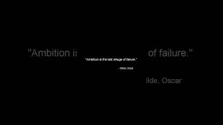 Motivational Quote by Wilde Oscar  Keep Pursuing Your Dreams [upl. by Larred]