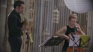 Heather Lindsay cello  Nicholas Russoniello sax  Irish Suite [upl. by Thgiwd]