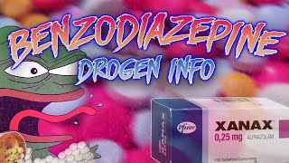 Benzodiazepine Drogen Info Xanax Valium lorazepam alprazolam [upl. by Aerdnak]