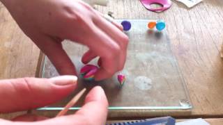 Tutorial Regenboog taart van fimoklei [upl. by Nyad]