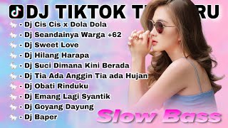 DJ SLOW BASS TERBARU 2024  DJ CIS CIS X DOLA DOLA KITA SALAH DOLA  DJ TIKTOK FYP FULL ALBUM [upl. by Jovia]