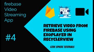 Retrieve videos from firebase using exoplayer in recyclerview [upl. by Eico]