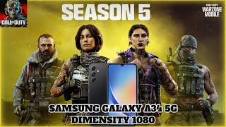 Call Of Duty Warzone MobileSamsung Galaxy a34 5GDimensity 1080 Multijugador [upl. by Ailuig]