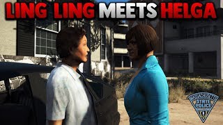 LING LING MEETS HELGA  GTA 5 ROLEPLAY [upl. by Zeus598]