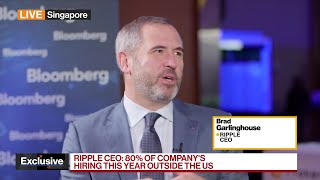 Crypto Firm Ripple Plans Over 80 of Hiring This Year Outside US CEO [upl. by Suilienroc]