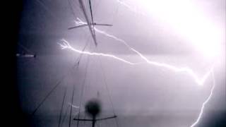 Thunderstorm aboard a Whitby 42 sailboat [upl. by Acirea340]