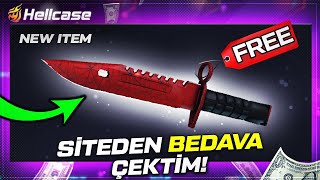 SITEDEN BEDAVA CS2 SKIN CEKTIM Hellcase Promo Code giveaway [upl. by Barthel923]