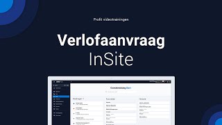 Verlofaanvraag InSite [upl. by Alain]