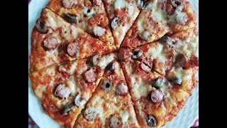 shorts  Pan Pizza  easy recipe  Pizza rapida la tigaie  Deyus Delights [upl. by Ormiston990]