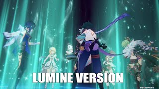 Everyone EscapeXIAO Sacrifice Cutscene LUMINE JP DUB THE CHASM  GENSHIN IMPACT VER 27 [upl. by Morey]