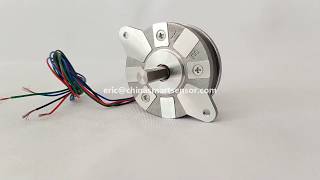 Round Stepper motor 14HR050304S Nema14 with 09 degree 03 A 36 Ncm [upl. by Aierdna]