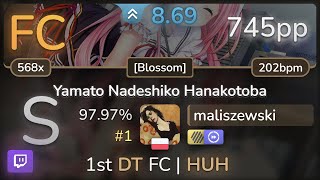 🔴 87⭐maliszewski  Tomoe Tamiyasu  Yamato Nadeshiko Hanakotoba BlossomHDDT 9797 FC 1  745pp [upl. by Iinde]