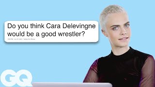 Cara Delevingne Replies to Fans on the Internet  Actually Me  GQ [upl. by Campbell]