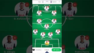 Tottenham vs Ipswich Predicted Lineup [upl. by Church]