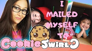 I MAILED MYSELF TO COOKIE SWIRL C and It Worked Shopkins Shoppies amp Squeezkins SKIT [upl. by Neisa]