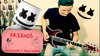 FRIENDS  Marshmello and AnneMarie Cover  Rock Guitar Cover [upl. by Dambro]