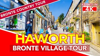 HAWORTH  Full tour of HAWORTH Village BRONTE COUNTRY England  4K Walking Tour [upl. by Jamill]