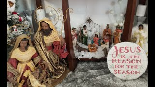 CHRISTMAS 2024🎄 DECORATE WITH ME ENTRYWAY TABLE🎄ANGELS AND NATIVITY DECOR [upl. by Christin]