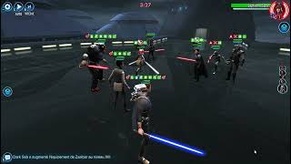 SWGoH  Cere Malicos oFulcrum oCal vs Reva DTC GI TW [upl. by Anairb]