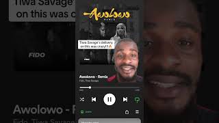 Awolowo remix Fido ft Tiwa Savage fido tiwasavage newmusic [upl. by Iniretake18]