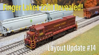 New Scenery amp Custom Painted Locomotive Layout Update 14 [upl. by Asilanna]