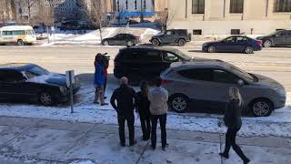 Video Nathaniel Hendren leaves courthouse [upl. by Collier]