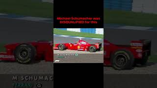 When Michael Schumacher was DISQUALIFIED FROM THE CHAMPIONSHIP [upl. by Aytida110]