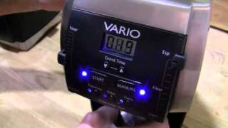 How To Baratza Vario Burr Adjustment [upl. by Bowers]