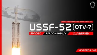 LIVE SpaceX Falcon Heavy USSF52 Classified Launch [upl. by Annorah]