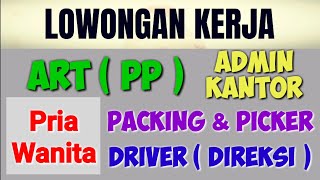 Loker Terbaru Cepat Lamar Jangan Sampai Ketinggalan ll Lowongan Kerja Hari Ini [upl. by Ahsirek]