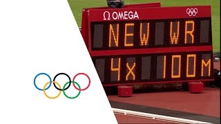 Jamaica Win 4x100m Relay Gold  London 2012 Olympics  Highlights [upl. by Limber]