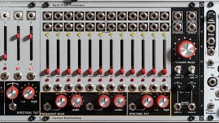 Verbos Bark Filter 24 Voltage Control LMS Eurorack Expansion Project [upl. by Manara437]