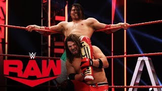 AJ Styles returns in Last Chance Gauntlet Match Raw May 4 2020 [upl. by Litsyrk]