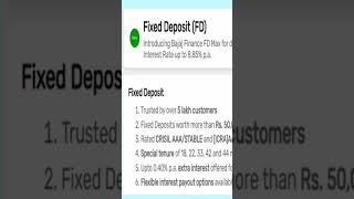 Bajaj Finserv FD fixeddeposit bajajfinserv tamil money [upl. by Brodeur178]