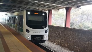 C series train ride from Whitfords to Perth under ground [upl. by Ssac]