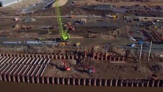 Alexandra Dock  latest drone footage of enabling works [upl. by Elrod]