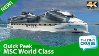 MSC World Europa  New Cruise Ship Preview 2022 [upl. by Odlanyer]