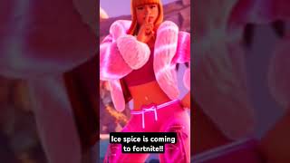 Ice spice is coming to fortnite🍑 [upl. by Deacon377]