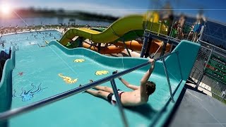 Termy Maltańskie Poznań  Outdoor Family Slide  Zjeżdżalnia Rodzinna Onride POV [upl. by Tobin]