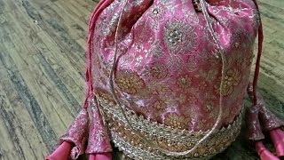 Purse banane ka tarika  Potli bag making  Potli bag  Potli purse  bag banane ka tarika [upl. by Cl]