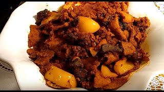 Injera  How to make Quanta Injera Ferfer  Martie A  ቋንጣ ፍርፍር ከድርቆሽ እንጀራ ጋር [upl. by Lolita]