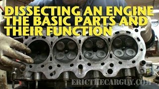 Dissecting an Engine The Basic Parts and Their Functions  EricTheCarGuy [upl. by Krefetz]