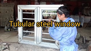 How to make tubular Butterfly Steel Window [upl. by Natassia813]