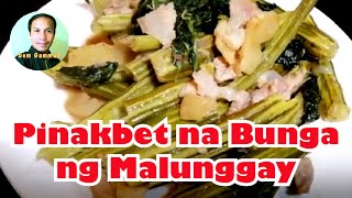 HOW TO COOK MALUNGGAY OR MORINGA FRUITS quotPinakbetquot [upl. by Yrahk782]