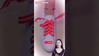 Trendy styles to tie shoelaces for fashion crisscross sneakers lacing shorts shoeslacestyles [upl. by Rehptsirhc520]