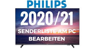 Philips TV Senderliste am PC Editieren 2020 2021 [upl. by Eisdnyl]