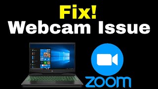 How to Fix Webcam Issues in Zoom  Web Camera Not Working in Zoom [upl. by Jasen]