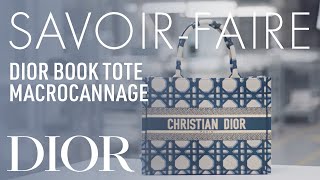 The SavoirFaire behind the Dior Book Tote Macrocannage Bag [upl. by Jens]