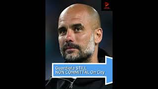 Guardiola NON COMMITTAL On Man City Future 🇪🇸premierleague mancity [upl. by Kuth221]