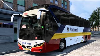 PHILTRANCO Premium Deluxe  FREE skinpack for Neoplan New Tourliner C13  ETS 2 149 Bus Mods [upl. by Ennaeed799]